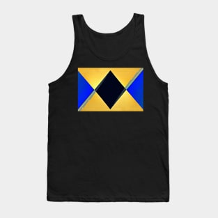 Modern art diamond pattern A Tank Top